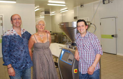 Agnès, Patrick et Laurent, les gérants de Gekko Gourmet.