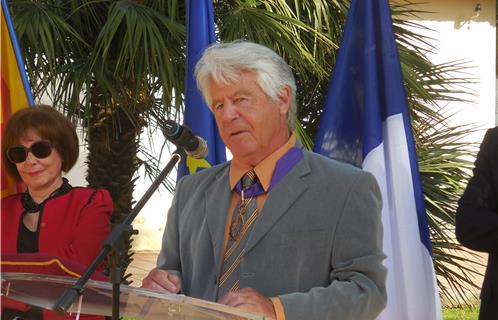 Gérard Delestre, promu au grade de Commandeur des Palmes Académiques.