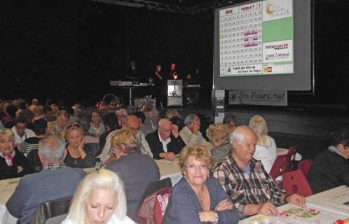 Le comité des fêtes de Six-Fours a réussi son après-midi loto à l'espace Malraux.