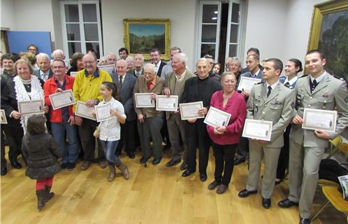 Hommage a été rendu à tous ceux qui ont contribué au succès de l'Exposition sur le centenaire de la première guerre mondiale