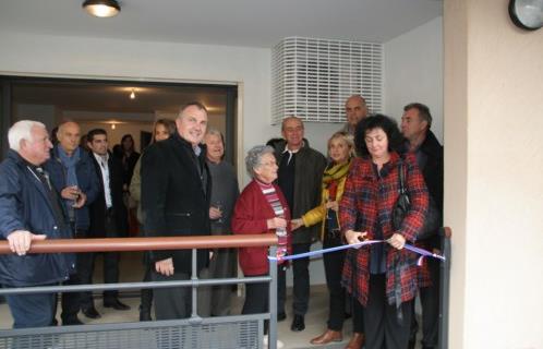 Inauguration en présence des acteurs du projet