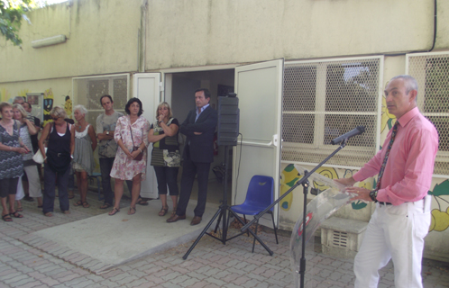 Le conseiller municipal Guy Margueritte a présenté à l'assistance les caractéristiques du centre aéré Jaumard.
