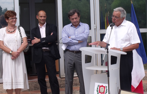 Gérard Anton avec Jean-Sébastien Vialatte, Joseph Mulé et Nadine Espinasse