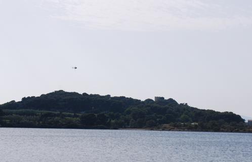 Un hélicoptère bombardier d'eau est intervenu.