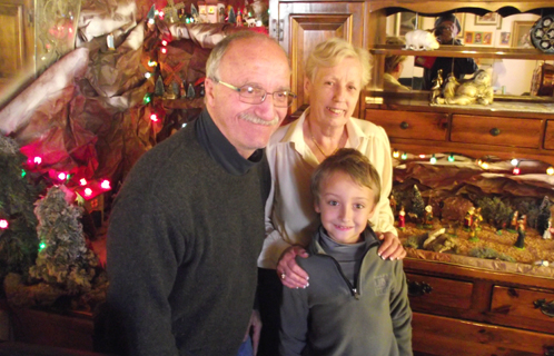 Jean-Patrick, Nanou et leur petit-fils Alexis.