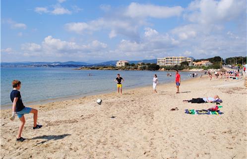 Le soleil nous a enfin réchauffé les vacanciers cet après-midi!