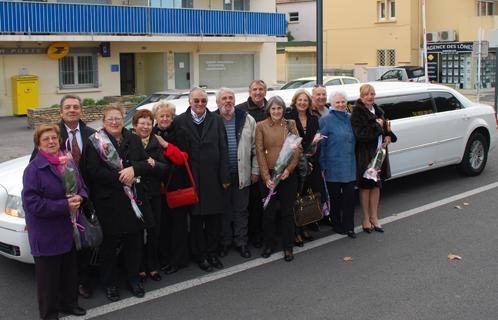 Un tour en limousine pour les heureux gagnants