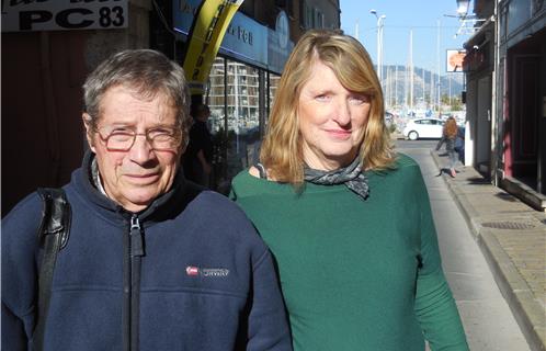 Solange Thubert et Louis Cabras. 