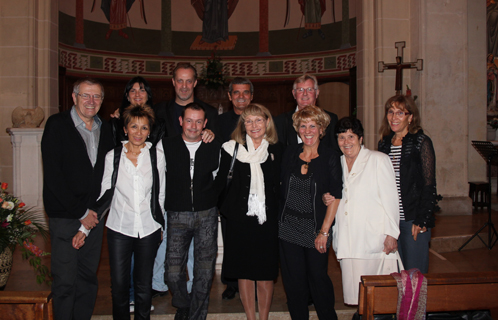 L'équipe de  Sekolin'Ny Masoandro réunie à l'Eglise Saint Nazaire. (photo VT).