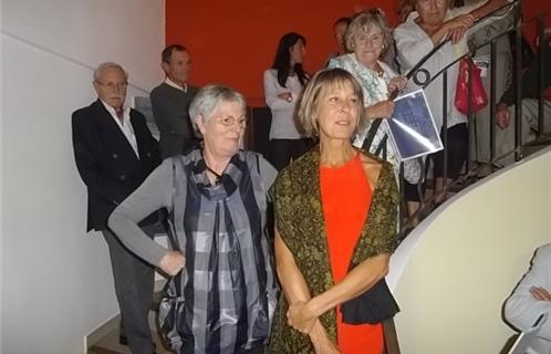 Françoise Ridel (à gauche) et Patricia Bonel, exposent ensemble sur deux thèmes qui dérangent.