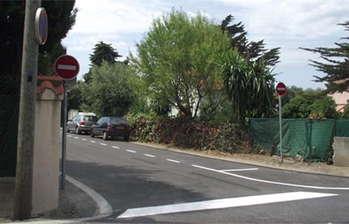 Un nouveau sens interdit avenue des Moulins.