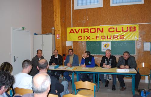 Assemblée générale de l'Aviron club de Six-Fours.