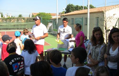 Dernière journée de l'école de tennis au CSMT.