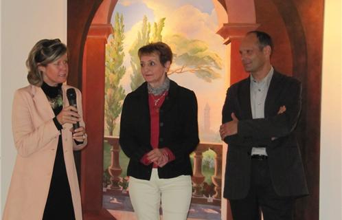 Nathalie Ollagnier, Dany Cayol, et Joseph Mulé, 1er adjoint au Maire