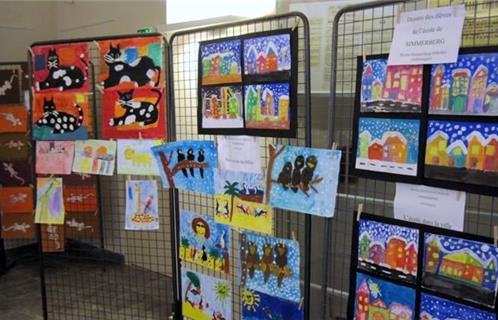 Réalisés par des enfants des écoles primaires, les différents dessins témoignent d’une belle qualité d’exécution.