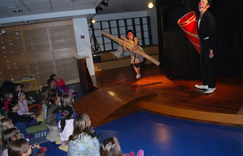 Un joli spectacle proposé à la médiathèque.