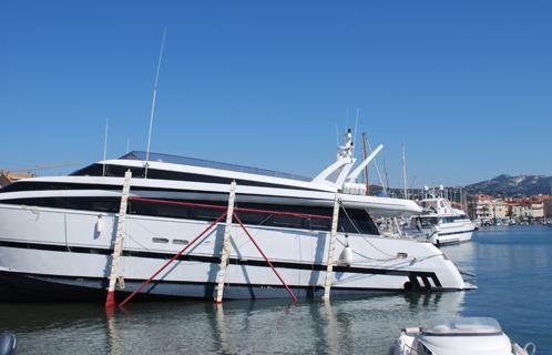 Dernière opération vendredi matin pour le Yacht.