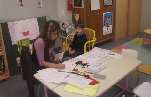 Le dépistage se déroulait lundi à l'école maternelle de Portissol.