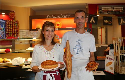 Vincent a créé une spécialité qu'il a nommé : La galette du Brusc !