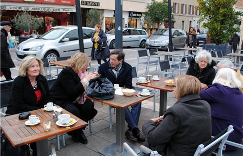 Jean-Sébastien Vialatte pour un café croissant