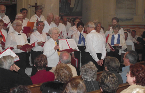 La chorale  MACMA s'est mobilisée dimanche pour Rétina France.