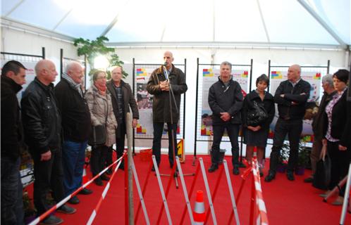 Inauguration de l'exposition municipale.