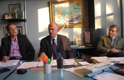 Conférence de presse autour du PLU avec le maire Ferdinand Bernhard.