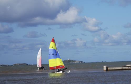 La coupe nationale Hobie Cat à Six-Fours.