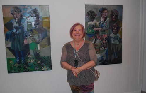 Arlette Bernard, directrice de la galerie Castillon.