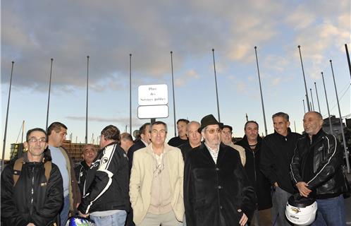 Inauguration de la  ''Place des Services publics'', le 15 janvier 2010