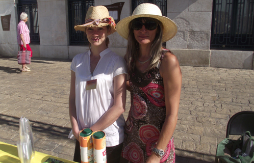 La médiathèque est sortie de ses murs avec Ariane et Christiane. 