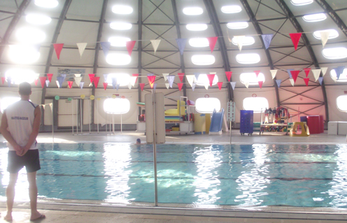 La piscine est ouverte depuis lundi.