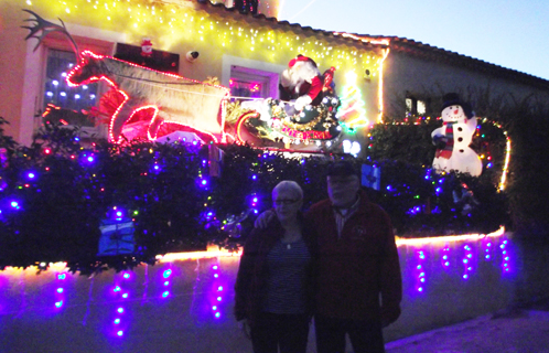 La magie de Noël avec la maison de Michel et Marie.