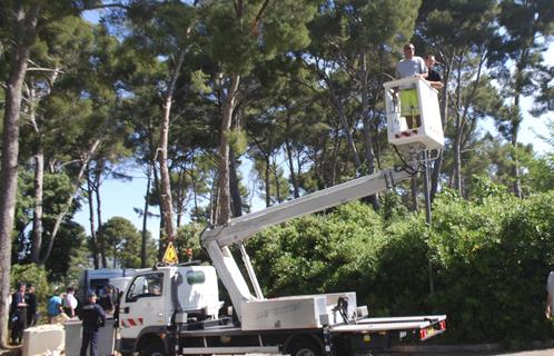 Les branchements illégaux coupés avenue du Val d'Azur.