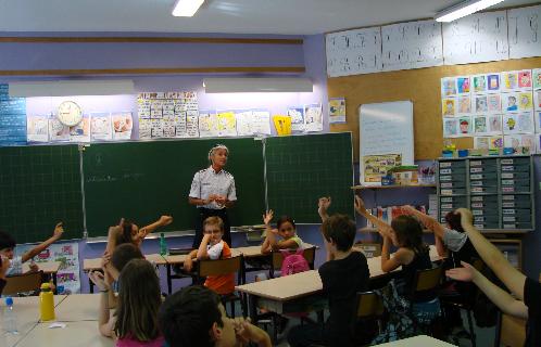 Un moment agréable et actif pour les élèves