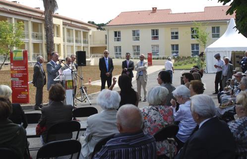 Inauguration des nouveaux aménagements de la résidence le Verger.