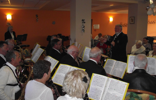 La philarmonique la Six-Fournaise a donné un concert exceptionnel à la "rose de Noël".