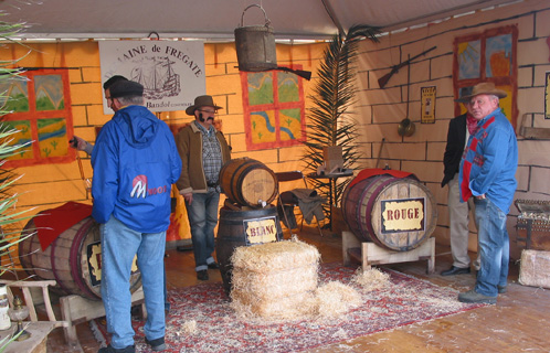 Stand du Domaine de la Frégate à la Fête du Millésime des Vins de Bandol 2009.