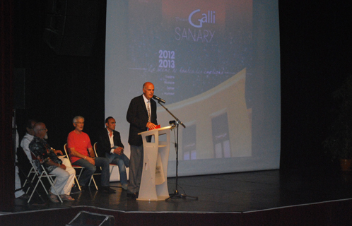 Ferdinand Bernhard a dévoilé avec l'équipe du Théâtre Galli la saison 2012/2013.