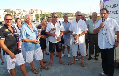 Les Gens de la Mer lors de la remise des prix du trophée de la ville de Six-Fours.