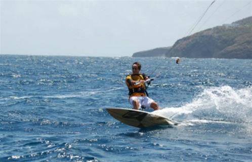 Serge dans la mer des Caraïbes