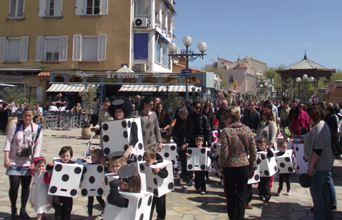 Ici l'école maternelle de Portissol avec la directrice Pascale Mas Saint Guiral.