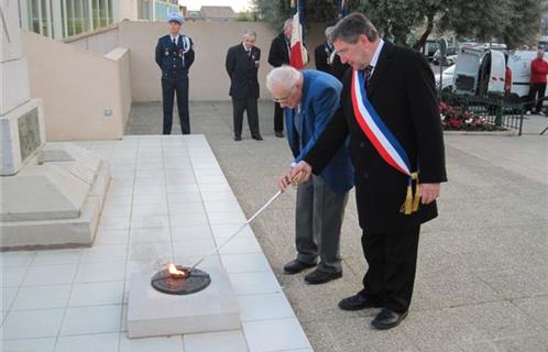 Robert Bénéventi et Louis Giordano raniment la flamme du souvenir