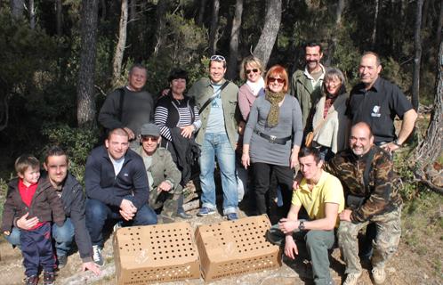 C'était ce week-end au Cap Sicié avec les adhérents de la société de chasse autour de leur président Hervé Fabre.