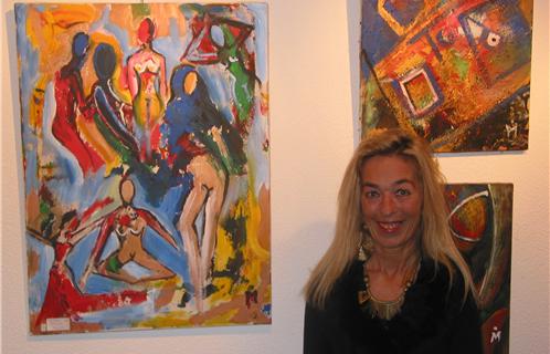 Laure Milena présente ses dernières toiles