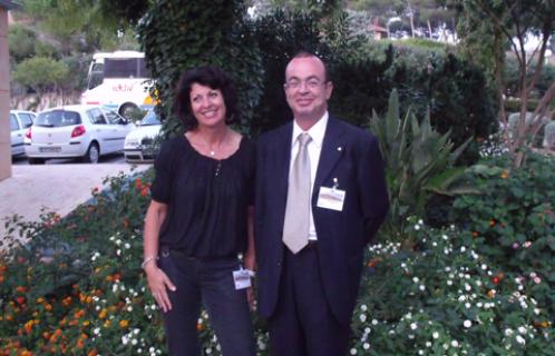 Paule Zucconi (Garde de l’Île du Grand Rouveau) et Sami Ben Haj (Responsable de la coordination technique des assises).