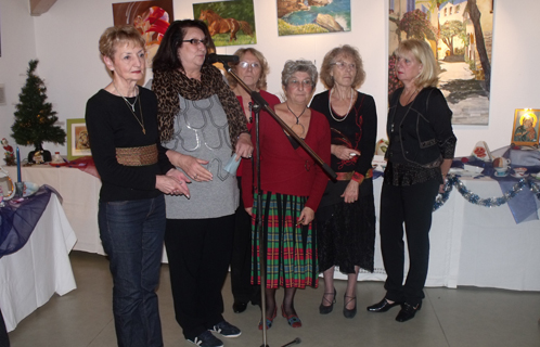 Vernissage en présence de Dominique Ducasse et Danièle Cayol