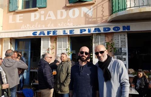 Aurélien et son père Jean-Marc Chrestian. 