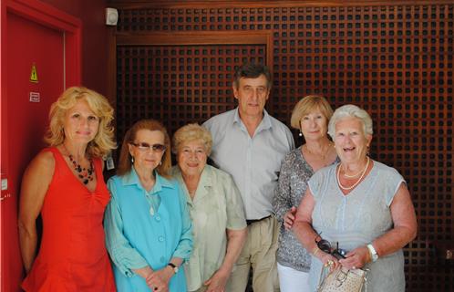 Jean-Michel Berenguier entouré des membres du bureau