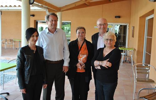 Les membres du bureau du Centre Azur avec le président Hervé de la Morsanglière (2ème à gauche).